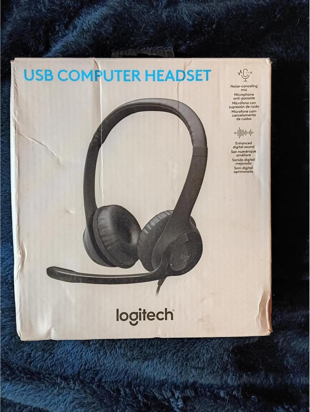 Logitech USB Computer Headset with Noise-Canceling Microphone